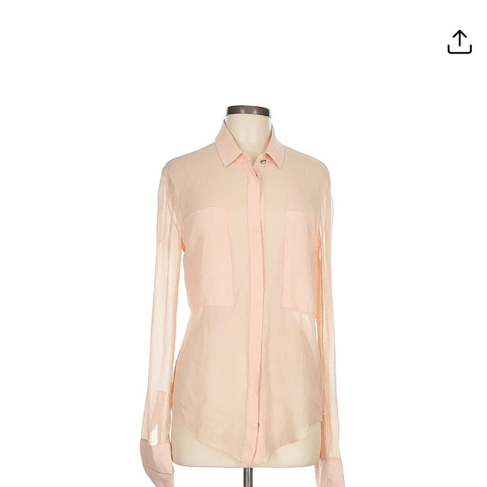 T by Alexander Wang Light Peach Blouse